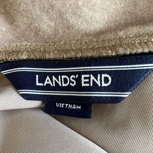 Land's End Mock Turtleneck Long Sleeve Velour/Velvet Shirt Size M - Picture 12 of 15